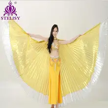 Новинка года, Новое поступление, дешевые египетского Для женщин для индийского беллиданса, крыльев Исиды в живот Танцы в продаже