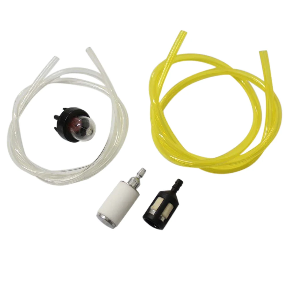 

3FT Fuel Line Hose Filter Primer Bulb Snap Replacement 188 512 1 530095646 530047721 for Chainsaw String trimmers Tool Parts
