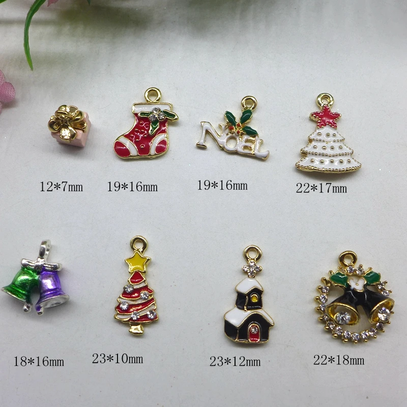 Metal alloy Mix Christmas Sets charm For Holiday Decoration,christmas decoration supplies ,christmas decoration,Free Shipping!