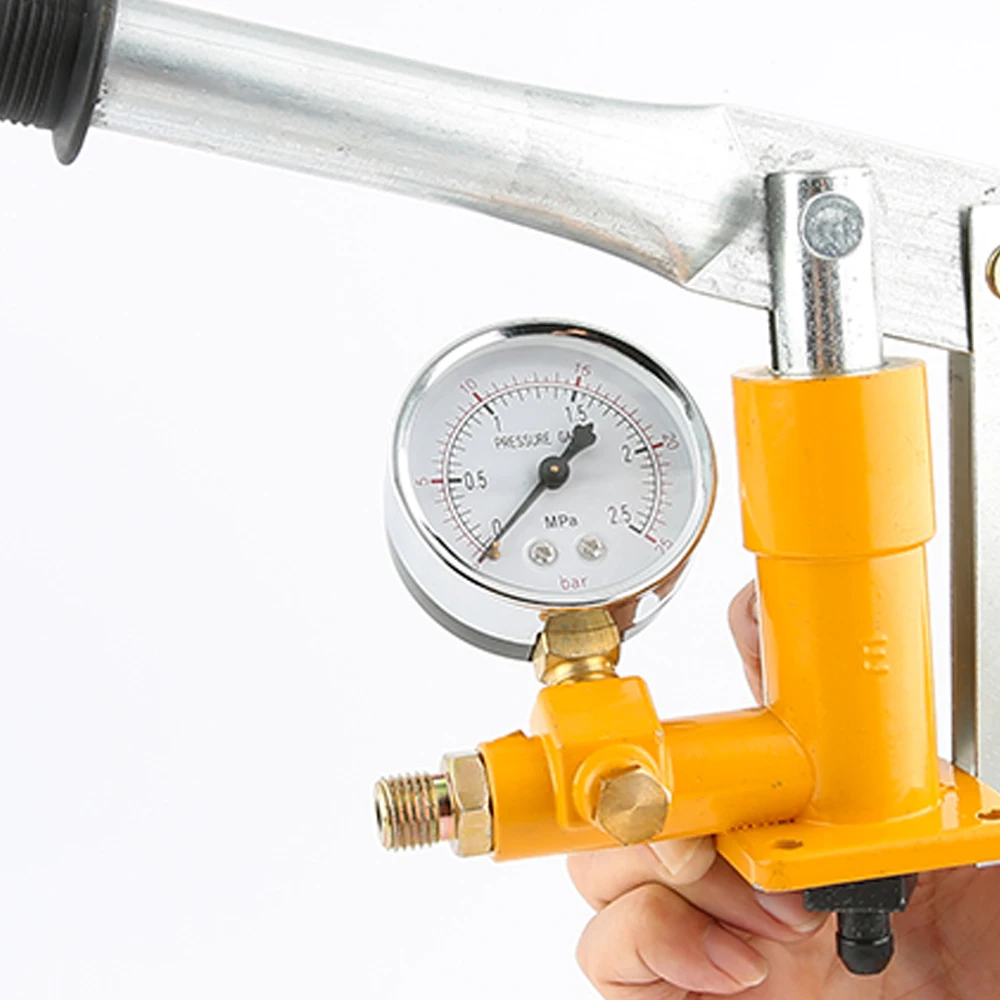 Testeur de pression d'eau, Machine de Test hydraulique manuelle avec tuyau  G1/2 , 2,5 mpa, 25KG - AliExpress