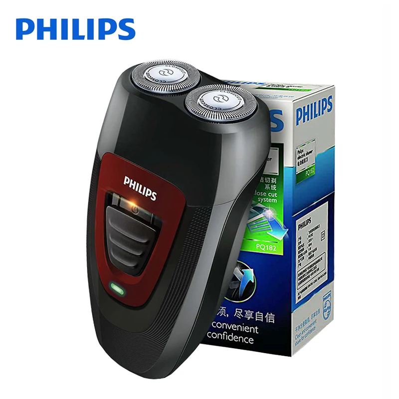 Оригинальные Philips электробритва PQ182 Перезаряжаемые с Металл-гидридных или никель Батарея 220V Напряжение электрическая бритва для Для мужчин