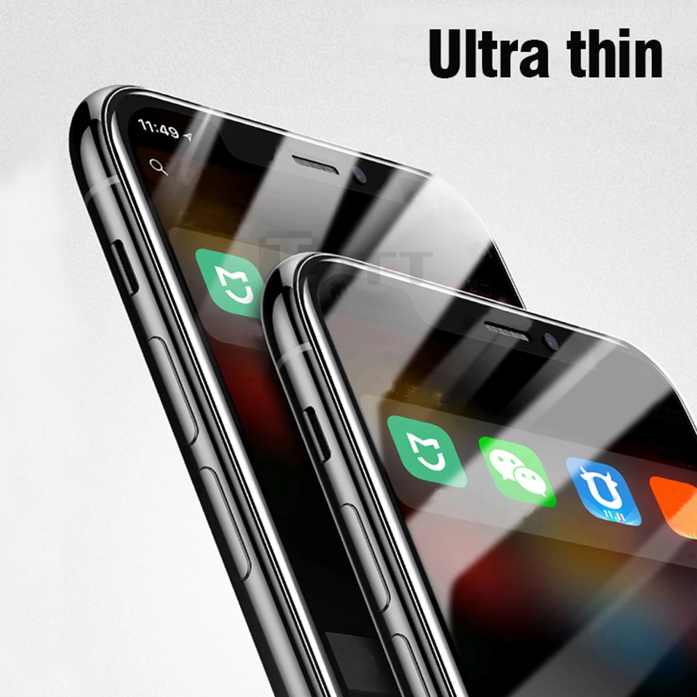 Закаленное стекло 5D для iPhone X 10 XS MAX XR защитная пленка экрана 6 s 7 8 Plus 6Plus 6splus 7plus 8plus