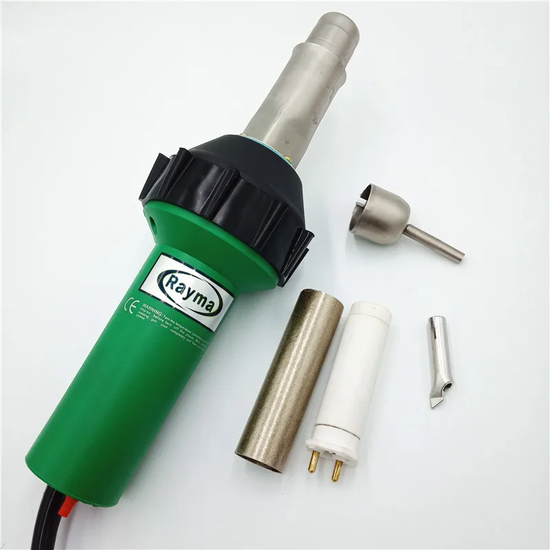 

2018 new type 230/120v 50/60hz 1600w heat gun plastic welding tools with tacking nozzle high quality and free shipping