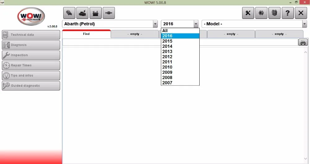 wow 5.008 R2 software