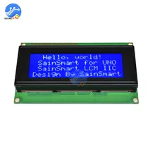 2004LCD Module d'écran rétro-éclairage bleu 5V HD44780 LCD carte contrôleur IIC/I2C LCD écran d'affichage moniteur pour Arduino
