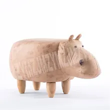 H105 креативная мебель простая дверь обувь скамейка дети низкий стул мультфильм Leathaire форма животного стул для хранения твердой древесины ноги