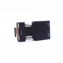 Mini VGA to HDMI adapter 1080P Converter VGA 2 HDMI Converter Connector with Audio for PC Laptop to HDTV Projector