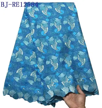 

Cotton Bridal Lace African Swiss Voile Lace Embroidered High Quality 2017 Nigerian lace fabric for wedding dress XYA121