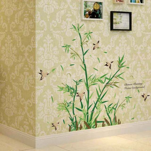 Cheap new little bamboo shoots tree wall stickers china style plants wallpaper home living room saloon restaurant decor removal decals Cheap new little bamboo shoots tree wall stickers china style plants wallpaper home living room saloon restaurant decor removal decals