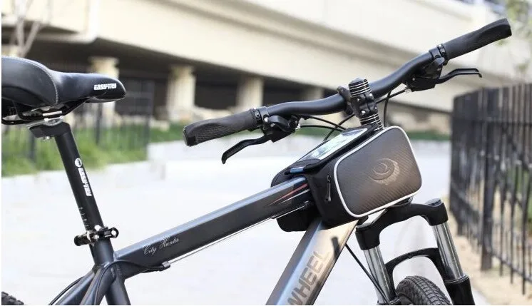 Excellent Roswheel Waterproof Cycling Bags Bike Front Frame Bag Tube Pannier Double Pouch for 5/5.5 inch Cellphone Touchscreen Bags 4 Excellent Roswheel Waterproof Cycling Bags Bike Front Frame Bag Tube Pannier Double Pouch for 5/5.5 inch Cellphone Touchscreen Bags 4