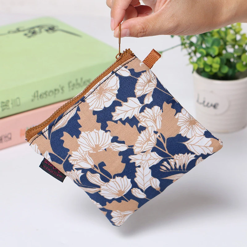 المحمولة سستة فوط صحية حقيبة تخزين القطن الكتان الفوط الصحية حقيبة الخياطة عدة عملة محفظة مجوهرات المنظم الحقيبة حالة