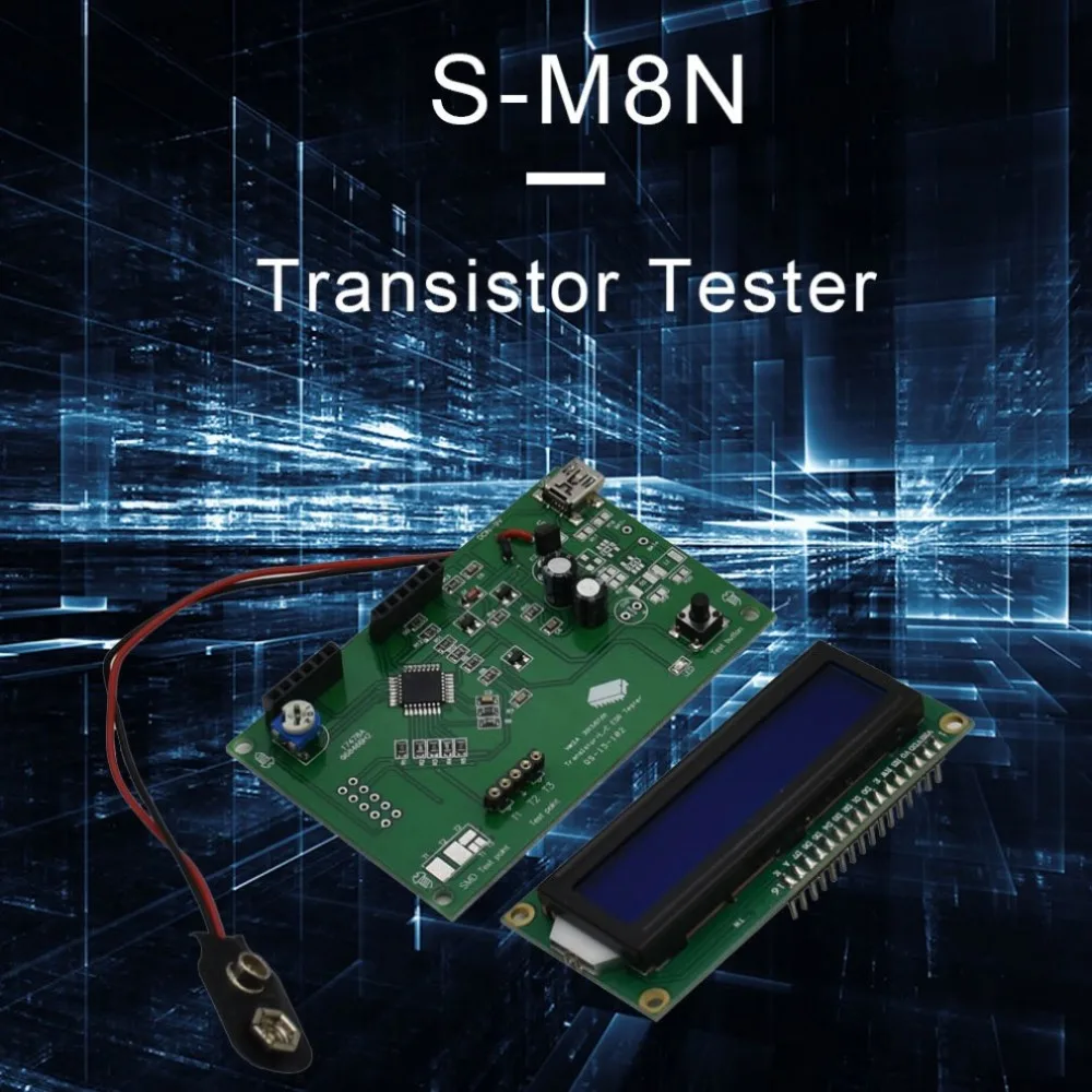 Профессиональный Многофункциональный TS-M8N Транзистор тестер Диод Триод Емкость ESR метр MOSFET NPN/PNP July Обнаружение