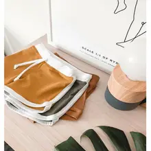 Мода года для маленьких мальчиков трикотажные ямы хлопок повседневное однотонные Шорты наряды пляжный костюм пляжные шорты