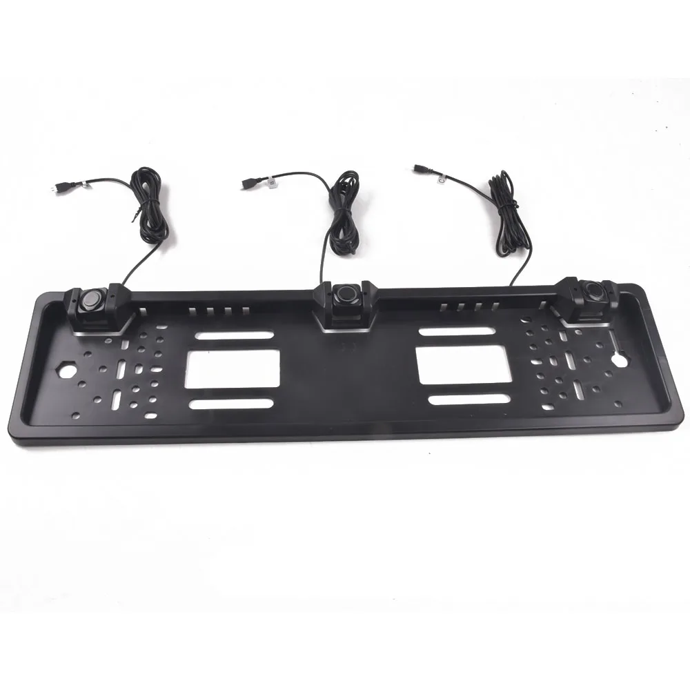 Car Parking Sensors Parktronics European License Plate Frame Reversing Radar 3 Sensors EU Plate Frame parking sensor kit led parking sensor kit parking sensor car led parking sensor