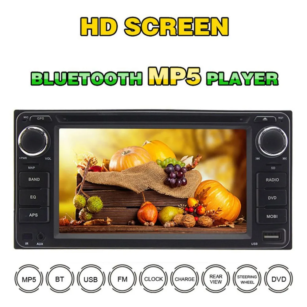

6.2 inch Universal Double Din Touch Screen Car DVD for Toyota Camry Lan Cruiser Support Steering wheel control Function