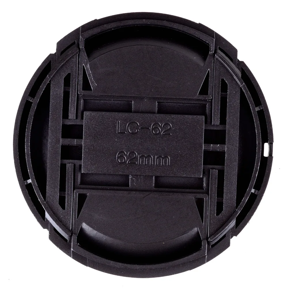 10pcs 62mm Center Pinch Front Lens Cap + String for Nikon Canon Sony