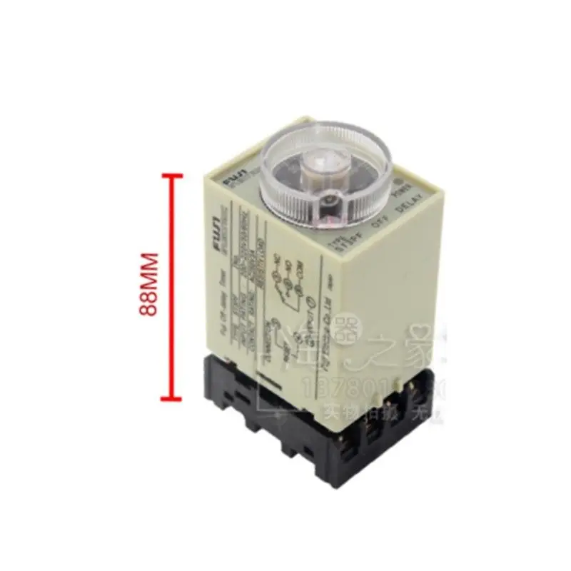 ST3PF Power Off Delay Timer Time Relais 0-10 m avec base PF083A 12-380 V