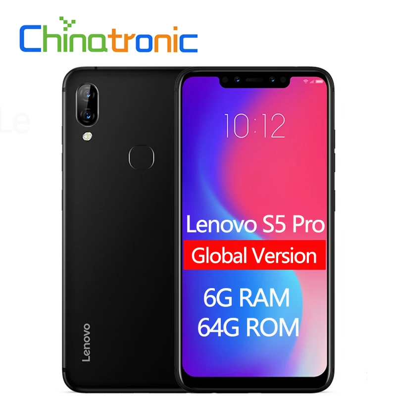 Смартфон Lenovo S5 Pro L58041 4G FDD LTE 6 2 дюйма QHD 2246x1080 Snapdragon восемь ядер двойная камера