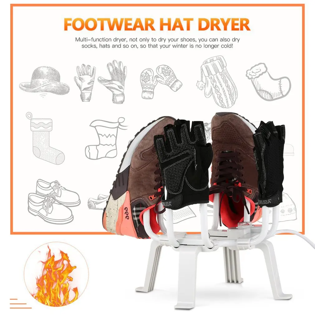 Портативное быстрое сушильное устройство для путешествий, для обуви, для ботинок, шляпа, мулт, материальная шляпа, фен, подогреватель