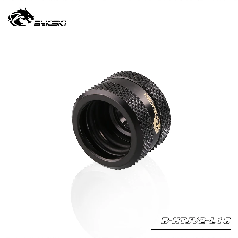 

BYKSKI Hard Tube Fitting OD12mm/OD14mm/OD16mm Hand Compression Copper Fitting G1/4' use for PMMA/PETG Rigidity Tube