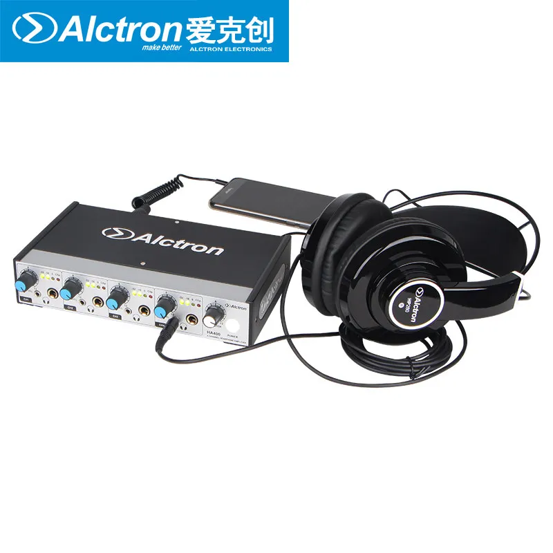 Alctron HA400 Профессиональный 4 канальный усилитель для наушников сцены церкви