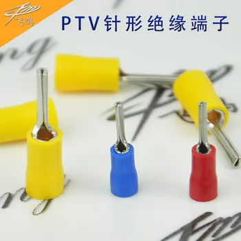 

1000pcs16-14AWG Insulated Pin Terminals Electrical Splice Crimp Connector Auto Wiring PTV2-18