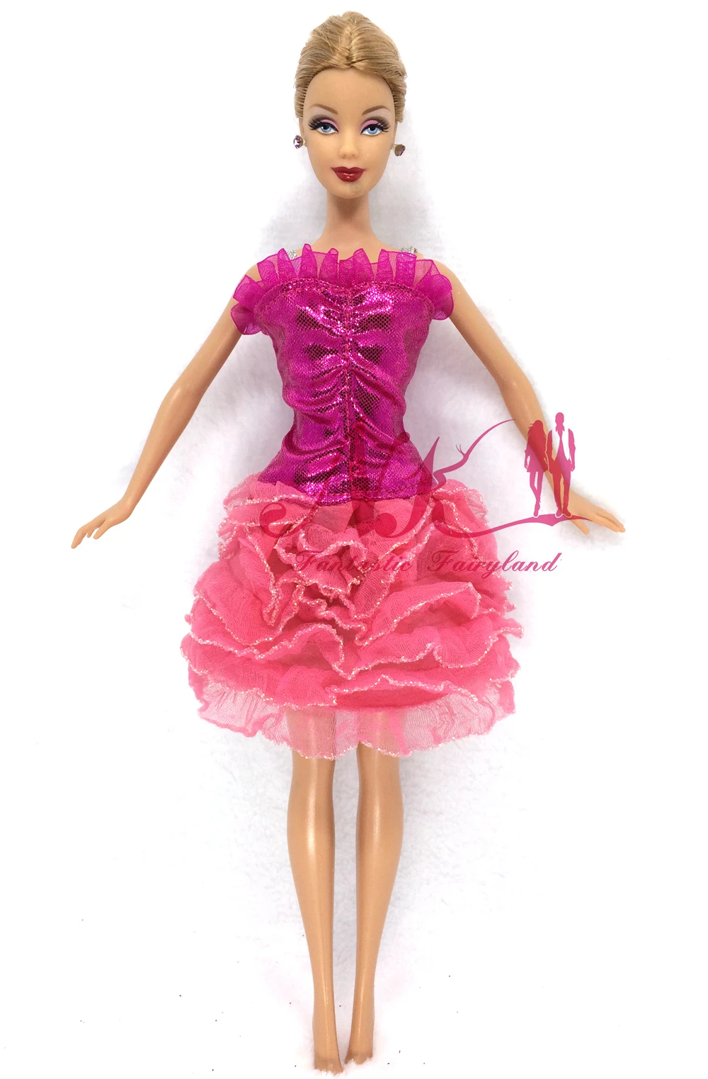 Нагорный Карабах 10 компл./лот в случайном порядке смешивания Стиль Новые платье куклы красивая праздничная одежда популярное модное платье для куклы Барби Best девочки подарок