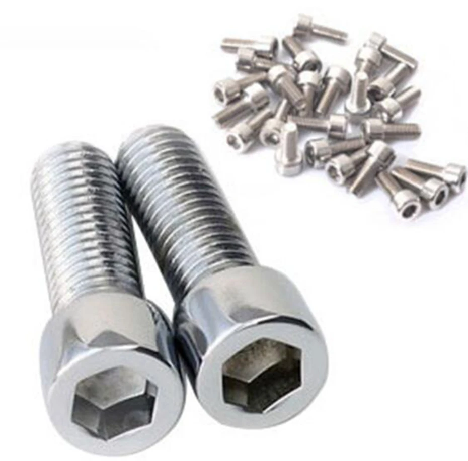 

YINGTOUMAN 1PCS/LOT Bottle Cage Screw 5 MM*12 MM Stainless Steel Screw Hex Screw Bicycle Accessories