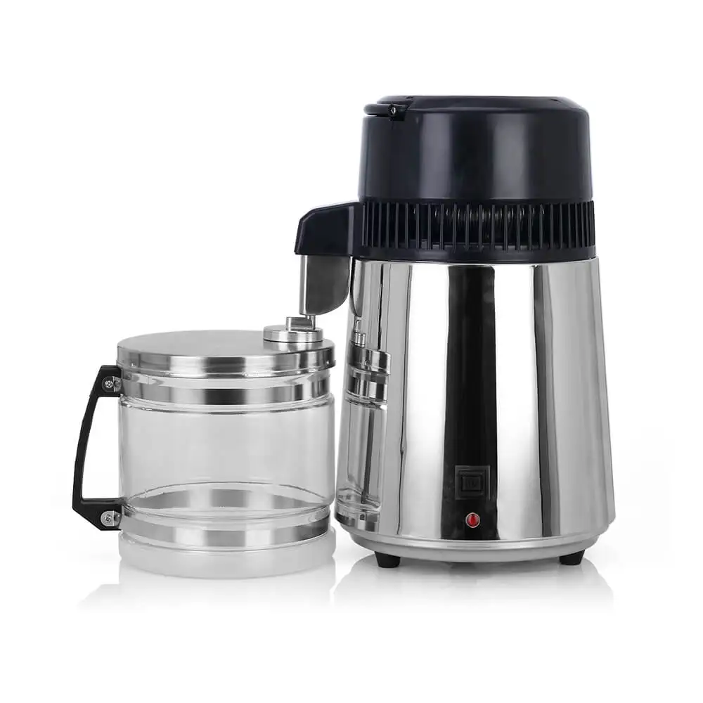 

4L Water Distiller Distilled Water Machine Distillation Purifier Filter Stainless Steel Technology Water Jar Carbon Filter