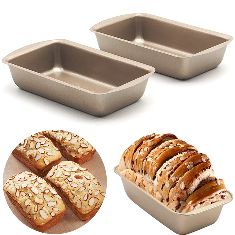 

1Pcs Non-stick 5 Inch Mini Rectangular Loaf Pan, Heavy-duty Carbon Steel FDA Approved, Oven Roasting Bread Baking Cake Pan