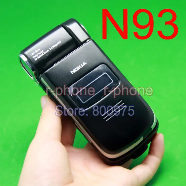 Оригинальный мобильный телефон NOKIA N93 GSM трехдиапазонный MP3 Wi Fi Bluetooth 3G смартфон 3