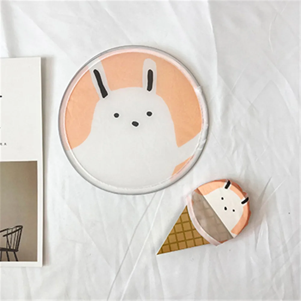 

Decorative Fans Polyester/Nylon Mini Portable Fans Funzip Folding Pocket Purse Flyer Handheld Fan Printed Drop shipping Aug9