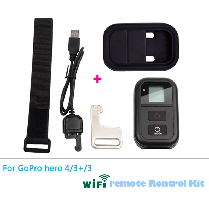 Go Pro 4 Controller Lcd Wifi Smart Remote Control Rc Cable Strap Case For Gopro Hero4 Session Hero 5 4 3 3 Camera Accessory Session Case Gopro Lcd 3for Gopro Hero Aliexpress