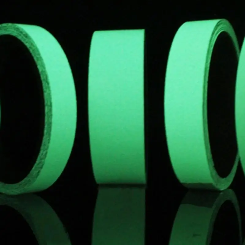 

3 Colors Luminous Tape PVC Film Fluorescent Light Tape Stage Warning Safety Sign Luminous Adhesive Self-adhesive Tape Home Decor
