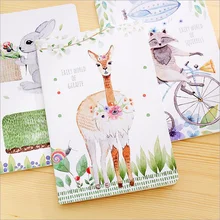 2 шт. 30 страниц мультфильм кролик сказочный мир тетрадь Дневник Блокнот Kawaii Канцелярские Школьные принадлежности Дети подарок