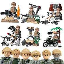 Pessoas Pensam Que a guerra soldado das forças especiais corps Comando compatível legoinglys Militar Blocos de Construção do modelo brinquedos para presente de crianças