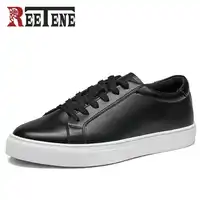 REETENE 2017มาใหม่ผู้ชายรองเท้าลำลองฤดูใบไม้ผลิฤดูใบไม้ร่วงหนังผู้ชายรองเท้าผู้ชายแบนC Haussure Hommeรองเท้าผู้ชายZapatos Hombre
