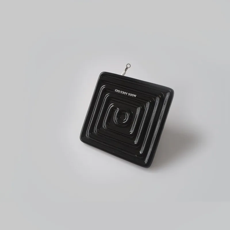 

IR 125*125mm Flat/Curved Black/White Infrared Top Ceramic Heater Plate Air Heating Board For BGA Rework Station With Metal Clip