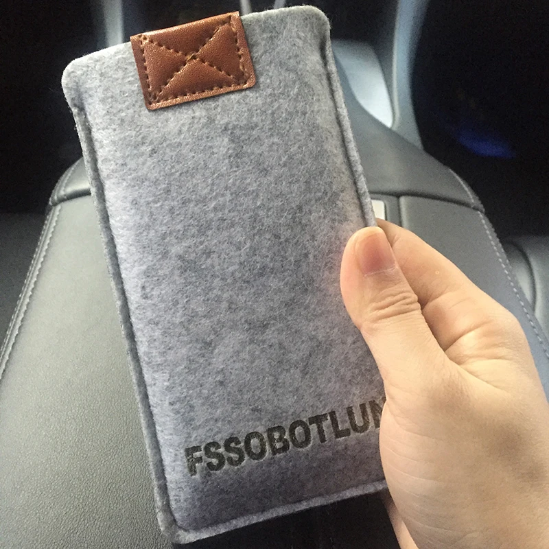

FSSOBOTLUN,6 Styles For OnePlus 7 Case Handmade Wool Felt Pouch Pocket Phone Cover Sleeve Bag For OnePlus 7 Pro