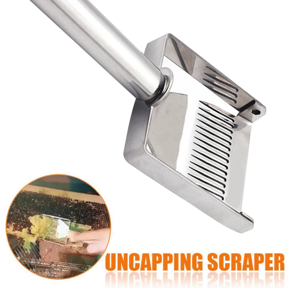 

Stainless Steel Honey Scraper Fork Beekeeping Honey Uncapping Fork Shovel Tools RT99