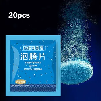 

2019 Fashion 20pcs Auto Car Windshield Glass Wash Cleaning Concentrated Effervescent Tablets Multifunction For Car SUV