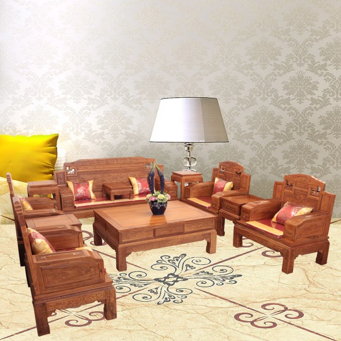 Dongyang mahogany furniture, antique sofas Palace 11 sets of Africa and