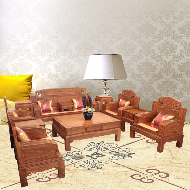 Dongyang mahogany furniture, antique sofas Palace 11 sets of Africa and