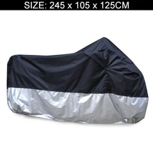 Universal XXL Waterproof Motorcycle Cover Motorbike Rain Dust protector size 245 x 105 x 125cm For Honda Kawasaki Suzuki