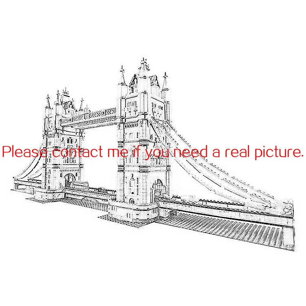 

17004 4295pcs City Tower Bridge Lele Building Block Compatible 10214 Bricks Toy