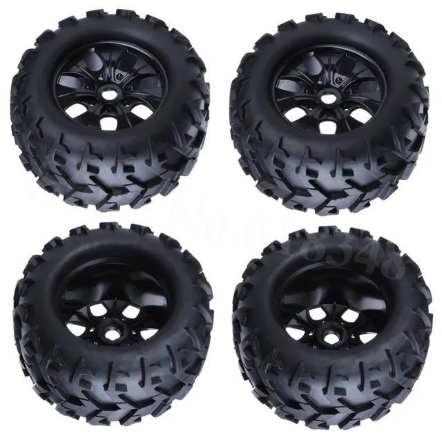 Best Price 4Pcs 3.2 Rubber RC 1/8 Wheels & Tires 150mm For Off Road Monster Truck 17mm Hex For Traxxas HSP Baja Tyre Best Price 4Pcs 3.2 Rubber RC 1/8 Wheels & Tires 150mm For Off Road Monster Truck 17mm Hex For Traxxas HSP Baja Tyre
