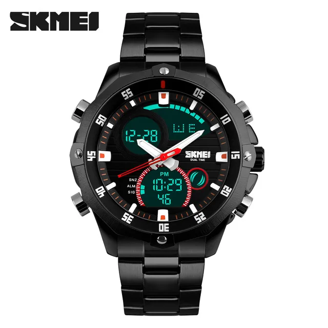

Top Men Watches Luxury Brand Men's Quartz Hour Analog Digital LED Sports Watch Men Army Military Wrist Watch Relogio Masculino