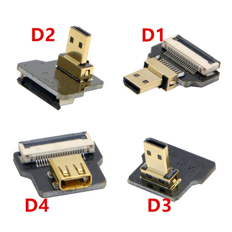 FPV Micro HDMI Mini HDMI 90 degree Adapter 5cm-100cm FPC Ribbon Flat HDMI Cable Pitch 20pin for Multicopter Aerial Photography FPV Micro HDMI Mini HDMI 90 degree Adapter 5cm-100cm FPC Ribbon Flat HDMI Cable Pitch 20pin for Multicopter Aerial Photography