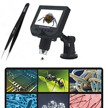 Непрерывное Масштабирование 8 светодиодный USB цифровой микроскоп Lcd Цифровая видеокамера 4,3 дюймов Hd O светодиодный увеличение эндоскопа+ Tweezers1pcs
