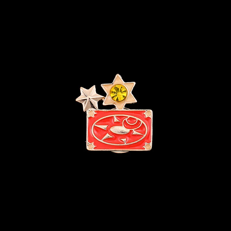 Новые брендовые Броши Koro из мультфильма для женщин и мужчин с квадратной звездой